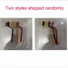 3 Pcs Stainless Steel Gas Stove Cleaning Brushes - Random Color, Reusable