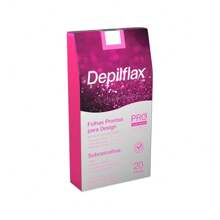 Kit 10 Boxes Of Ready-To-Use Wax Sheets For Eyebrow Design Depilflax Rosehip - hồng - Xem 2