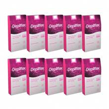 Kit 10 Boxes Of Ready-To-Use Wax Sheets For Eyebrow Design Depilflax Rosehip - hồng - Xem 1