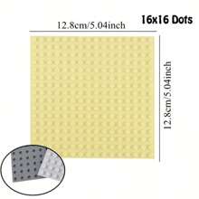 2PCS 16X16 Dots Small Particle Compatible DIY Building Blocks Baseplates Bricks Educational Assemblage Construction Base Plates Toys For Kids - Multicolor - View 19