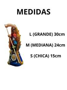 Figura Santa Muerte Vestida 7 Potencias: Poder y Protección - Multicolor - Ver 4