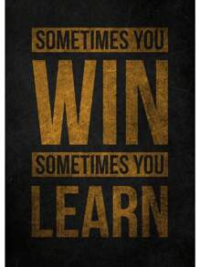 1 件锻炼生活励志名言海报和印刷品墙壁艺术图片帆布画健身房家庭房间装饰无框架 - 彩色 - 查看 64