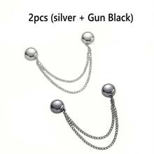4pcs Multi-Purpose Magnetic Clips - Strong Magnetic Brooch, Scarf Magnet, Shirt Accessory Chain Clip, Sleeve & Hem Holder - Mixed Colors - Multicolor - View 16