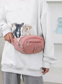 Bolsa de cintura multifuncional y de gran capacidad, resistente al agua, unisex, duradera para uso empresarial y en sitios de construcción (patrón cortado al azar) - Multicolor - Ver 5