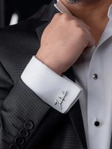 2 Personalized Cufflinks Customized With First Letter Name Cufflinks Elegant Men's Letter Cufflinks Unique Gift For Him, Father's Birthday Gift Only In English, Engraved, Colorful, Cute, Adorable, Funny, Kawaii, Y2K, Stylish, Unisex, Casual, Custom, Personalized, Unique, Customized, Ideal Gifts For Him, Ideal Gifts For Her, Her, Boyfriend, Girlfriend, Family, Friends, For Anniversaries, For Valentine's Day, For Mother's Day, For Birthdays, For Children's Day, For Father's Day, For Graduation, For Weddings, For Housewarming, New Year Glamour