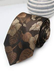 1 chiếc áo sơ mi polyester họa tiết sọc và hoa, chất liệu mềm mại, thích hợp mặc vào mùa xuân/hè/thu/đông cho nam - Nhiều màu - Xem 10