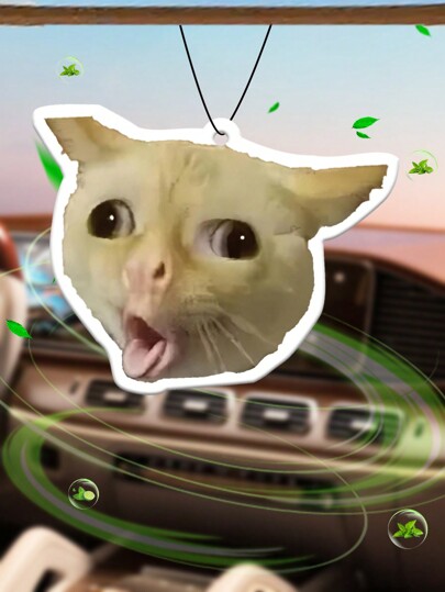 Cat Coughing And Vomiting Emoticons Are Very Funny. Car Fragrance Sheets, Wardrobe Air Fresheners, Perfumes, Rearview Mirror Decorations, Car Interior Accessories, Natural Fragrant Air Purifiers, Cartoon Bathroom Air Fresheners, Hanging Decorations For Living Room, Office, And Bedroom