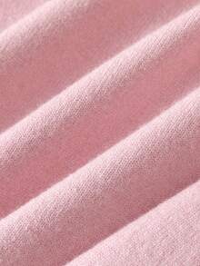 Áo len cardigan nữ cổ tròn thu đông - Hồng - Xem 3