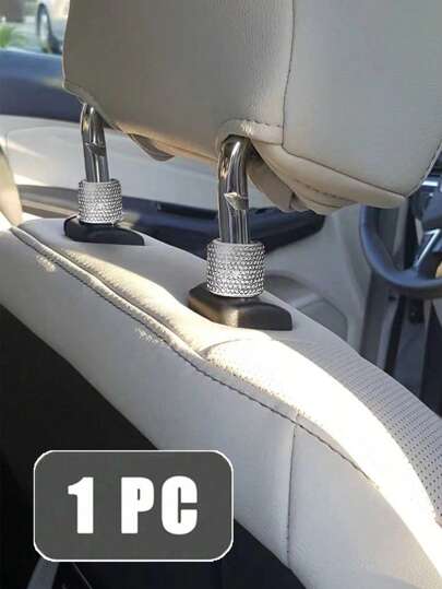1pc 镶钻汽车头枕装饰环 汽车头枕装饰用品 通用汽车座椅装饰环