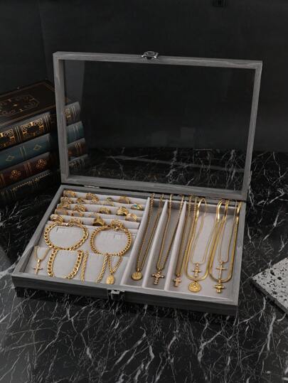 Hipoem Bộ trang sức lớn bằng thép không gỉ thời trang dành cho nam 6/10/12/16/20/33 món, bao gồm dây chuyền mặt dây chuyền hình học Polaris chữ thập, vòng tay, nhẫn rỗng ép dầu, phù hợp cho nam và nữ, trang sức hàng ngày, trang sức ngày lễ, trang sức đính hôn, trang sức tặng ngày lễ, phong cách ngẫu nhiên, kích thước ngẫu nhiên (Không bao gồm hộp đựng trang sức)