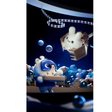 Maquina de juegos de peluches juego de garra, máquinas de grua - Rosa - Ver 7