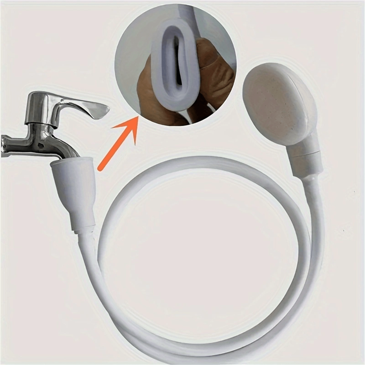 1pc Faucet Washing Hair Shower Pet Cat Dog Bath Faucet Sprayer, Multi