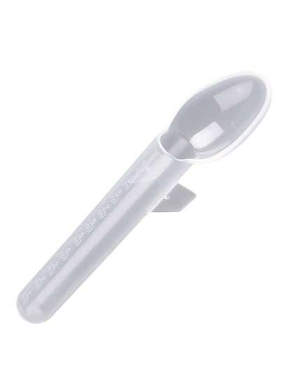 Cuchara medicina calibrada para niños, bebés y niños pequeños –10 ml de capacidad de plástico dosis de líquido oral dispensador graduado
