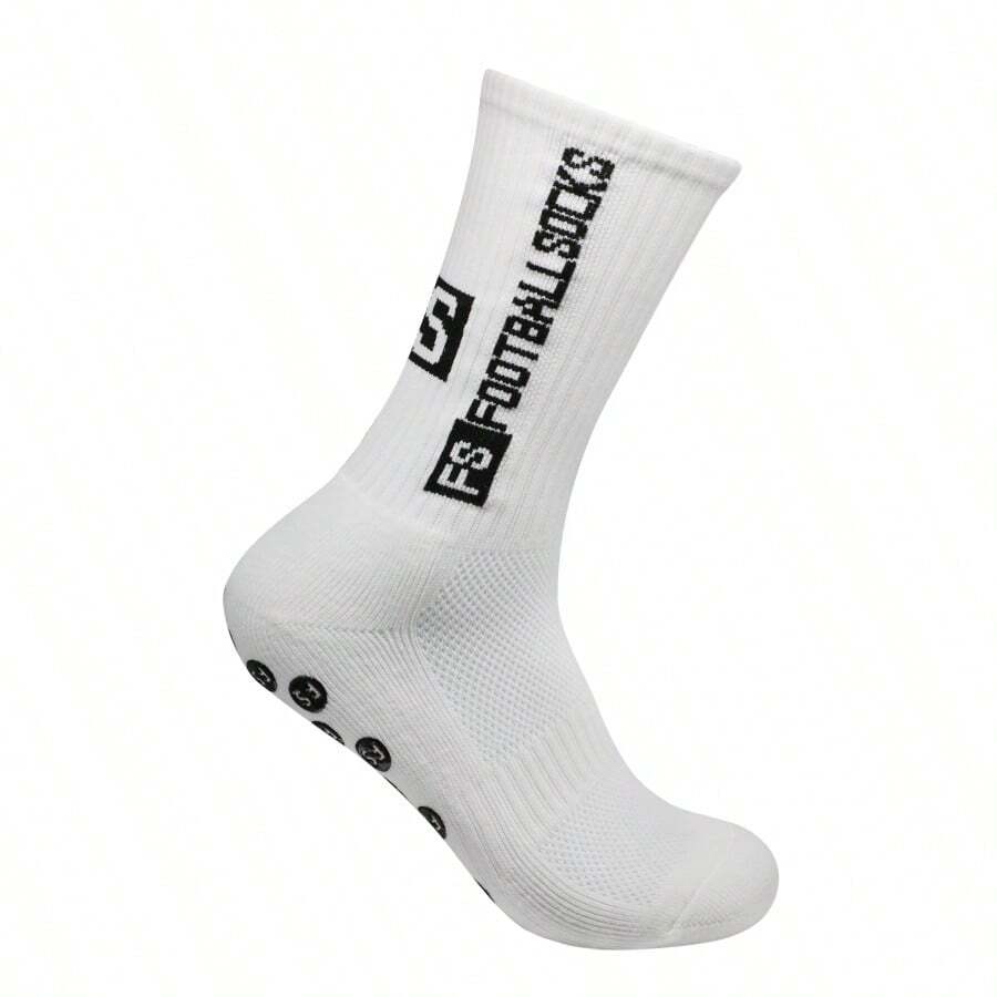1pair AntiSlip Adhesive Football Socks Professional Sports Training