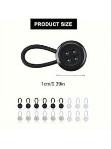 8pcs Men's Cuff And Collar Extenders, Soft & Elastic Design To Relieve Neck Pressure And Solve Tight Formal Shirt Collar Problem