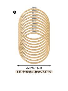 10 peças/conjunto de bastidor de ponto cruz bordado de bambu cáqui e verde, artesanato faça você mesmo, pode ser usado como decoração de casa, enfeite de Halloween e Natal, chaveiro de telefone, pingente de bolsa, decoração de mesa, pingente de carro