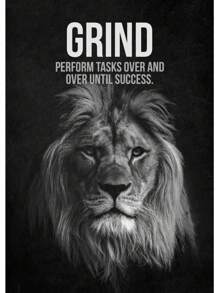 1 件锻炼生活励志名言海报和印刷品墙壁艺术图片帆布画健身房家庭房间装饰无框架 - 彩色 - 查看 66