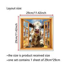 Farm Animal Stickers, Can Be Used For Wall Decor In Living Room, Kitchen, Oven Background - Multicolor - View 8