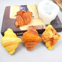 1 pezzo Stampo di silicone fai-da-te per croissant finti