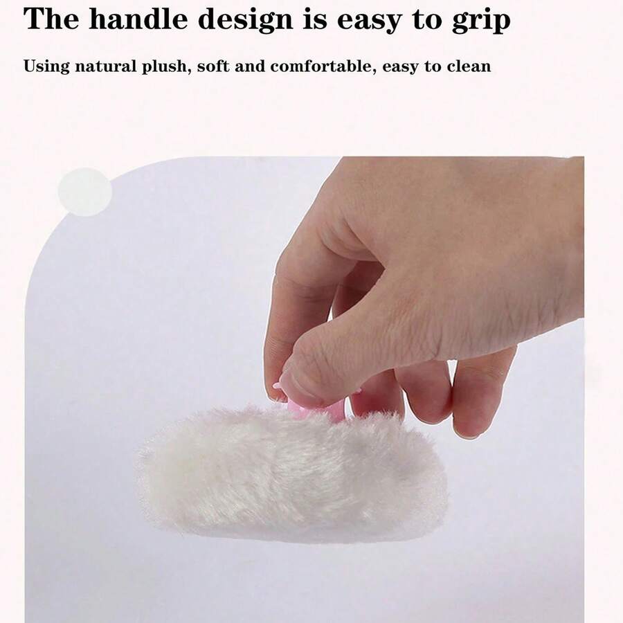 1 Velvet Powder Puff, Compact Powder Puff, Salon Clean Powder Puff, Dry