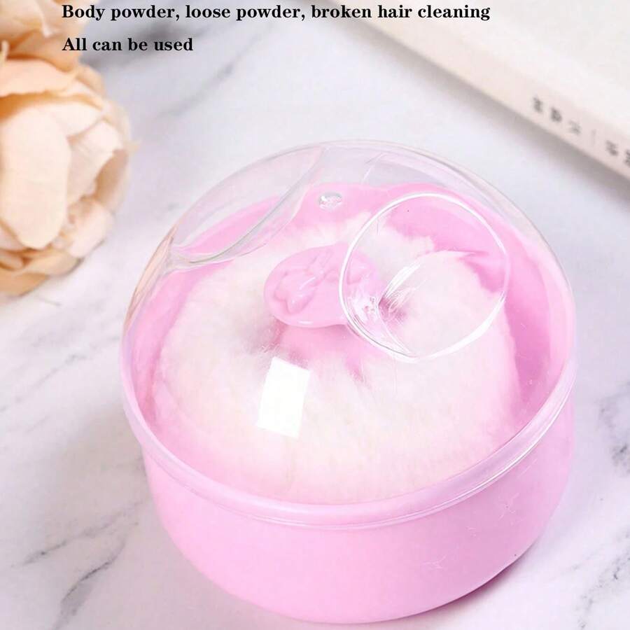 1 Velvet Powder Puff, Compact Powder Puff, Salon Clean Powder Puff, Dry