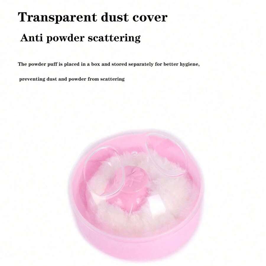 1 Velvet Powder Puff, Compact Powder Puff, Salon Clean Powder Puff, Dry