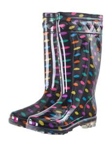Giày bốt đi mưa cao cổ thời trang cho nữ, giày đi mưa cao cổ chống thấm nước chống trượt bền nhiều màu sắc cho người lớn - Nhiều màu - Xem 1