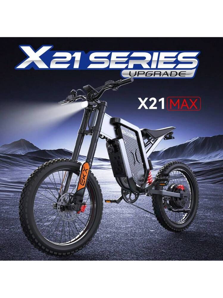 EKXBIKE X21 MAX Electric Motorcycle For Adults 6000W(Peak) Motor
