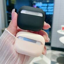 Vỏ tai nghe hình gấu nhạc tương thích với Airpods Pro 2, Vỏ silicon tương thích với Airpods 1/2/3, Vỏ tai nghe Bluetooth không dây Airpods Pro mềm cho thế hệ thứ 3 mới - màu đen - Xem 12