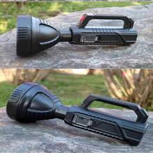 Popular High-Brightness Adjustable Portable Flashlight - Multi-Level Brightness Selection COB Long-Lasting High-Power Patrol Searchlight Multi-Purpose Portable Flashlight - A Must-Have Artifact For Travel, Camping, And Emergency Backup - Black - View 5