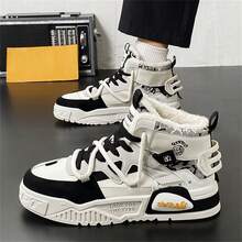 Giày đi tuyết lót nhiệt giữ ấm cho nam, giày đi bộ đường dài chống trượt cho thời tiết lạnh, đi bộ thoải mái thường ngày - màu đen - Xem 5