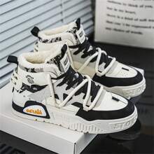 Giày đi tuyết lót nhiệt giữ ấm cho nam, giày đi bộ đường dài chống trượt cho thời tiết lạnh, đi bộ thoải mái thường ngày - màu đen - Xem 4