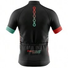 男友风格 男士骑行服 Bike Pedal Pro Tour Lion Of Judah 带口袋 防紫外线 50+ - 黑色 - 查看 2