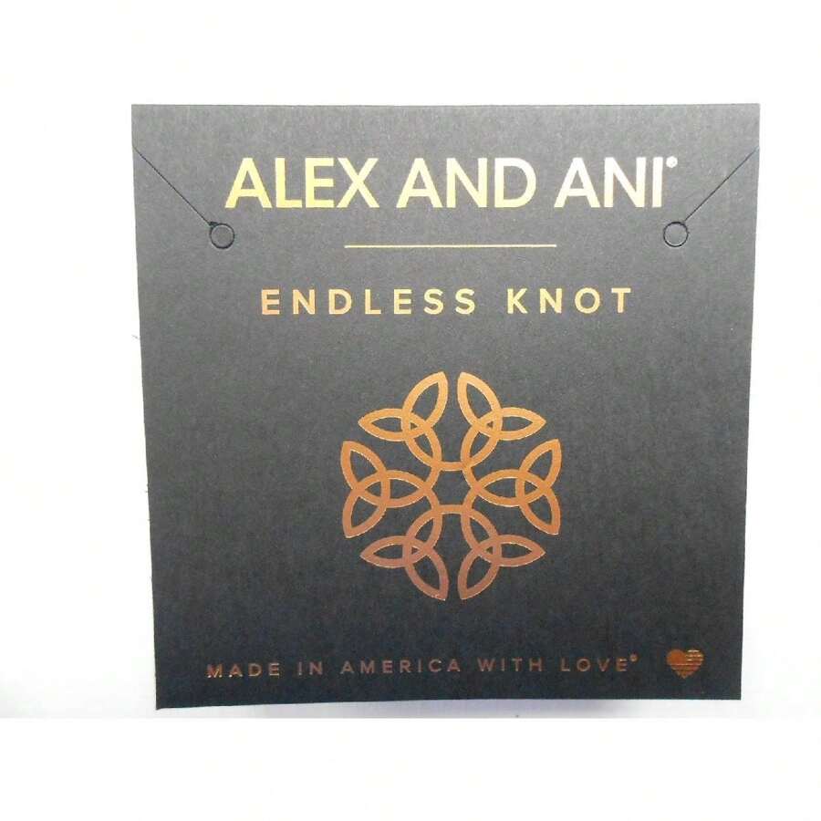 Endless Knot Bangle Bracelet Rafaelian Gold NWT/Box/Card - Star - View 1
