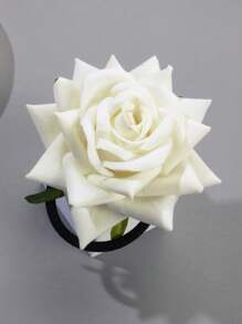 Flower Decor Hair Tie Elegant ,Beach Outfit,Beach Hair Floral Accessories,Beach Vacation Ponytail Holders Hair Elastics Hair Rubber Bands Scrunchies Hair Rope Elastic Hair Tie ,Head Piece - Multicolor - View 10