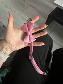 1 cái nơ trang trí cổ áo thú cưng cho chó và mèo ngoài trời - Màu Đỏ Sâu - Xem 10