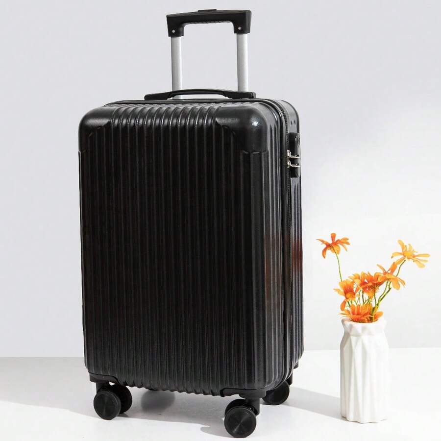20Inch Travel Suitcase, Unisex Hardside Spinner Luggage With Password
