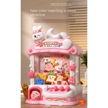 Maquina de peluches con garra a control juguetes para niños - Verde - Ver 2