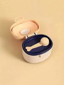 Custom-Made Any Name Baby Milk Powder Storage Box Baby Travel Essential Portable Milk Powder Box Halloween, Gift Baby Shower Family Decorations Gifts Winter Eve Gifts Back To School Winter Gift Ideas Boy Girl Valentine's Day - Multicolor - View 4