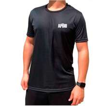 Dryfit Long Sleeve T-Shirt "APOIO" For Event Professionals - Work Uniform - 黑色 - 查看 2