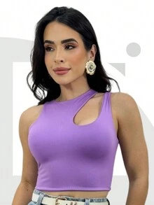 CHEAP CROPPED IZA DROP SLEEVE LEAK SUPLEX More Women's Clothing Fashion Women's Luxury Croped Blogger Corselet Gringa Sexy Black  White Sensual Pink Cheap Promotion Evangelical Kit Kits Winter Cold Plus Size Beach Stones Shine Rhinestones Shiny Blouse Blouses Blouses - 紫丁香色 - 查看 2