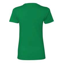 Womens Cotton T-Shirt (Kelly Green) - Màu xanh chanh - Xem 2