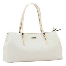 Chenson Women's Medium Shoulder Bag With Double Compartment - 白色 - 查看 1