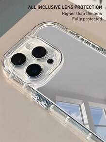 Custom Signature Name Shockproof Thickened Transparent Mirror Phone Case, Compatible With S22 S23 S24 S25 Ultra A13 A14 A15 A16 A53 A54 A55 A56, Anniversary Birthday Gift Custom Letter Design, Aesthetic Mirror Case 2026 - Clear - View 5