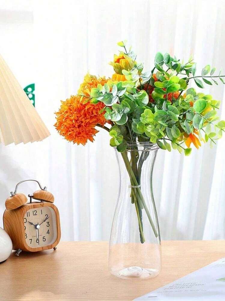 1 件装透明亚克力果汁饮料壶，玻璃水瓶，适用于冷果汁，塑料果汁容器壶，透明窄颈饮料水瓶，含羞草酒吧饮料壶，适用于户外野餐派对茶、餐厅、酒吧、海滩度假必需品 - 白色 - 查看 9