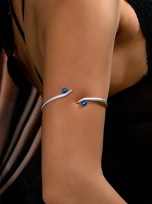 眼睛裝飾臂環 - 銀色 - 查看 1