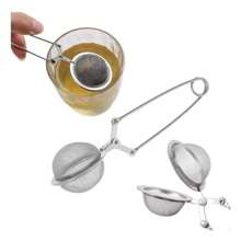 套件 1/3/6 件茶叶浸泡器草药过滤器筛子扩散器多功能面粉咖啡糖不锈钢优质-Ke Home - 銀色 - 查看 1