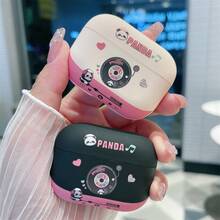 Vỏ tai nghe hình gấu nhạc tương thích với Airpods Pro 2, Vỏ silicon tương thích với Airpods 1/2/3, Vỏ tai nghe Bluetooth không dây Airpods Pro mềm cho thế hệ thứ 3 mới - màu đen - Xem 13