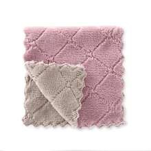 30 miếng khăn lau bát đĩa nhà bếp hai mặt hai màu thấm hút khăn lau bát đĩa không nhờn vải thô dày, nhà bếp, phòng tắm, gia đình, nhà cung cấp đồ gia dụng - Nhiều màu - Xem 13