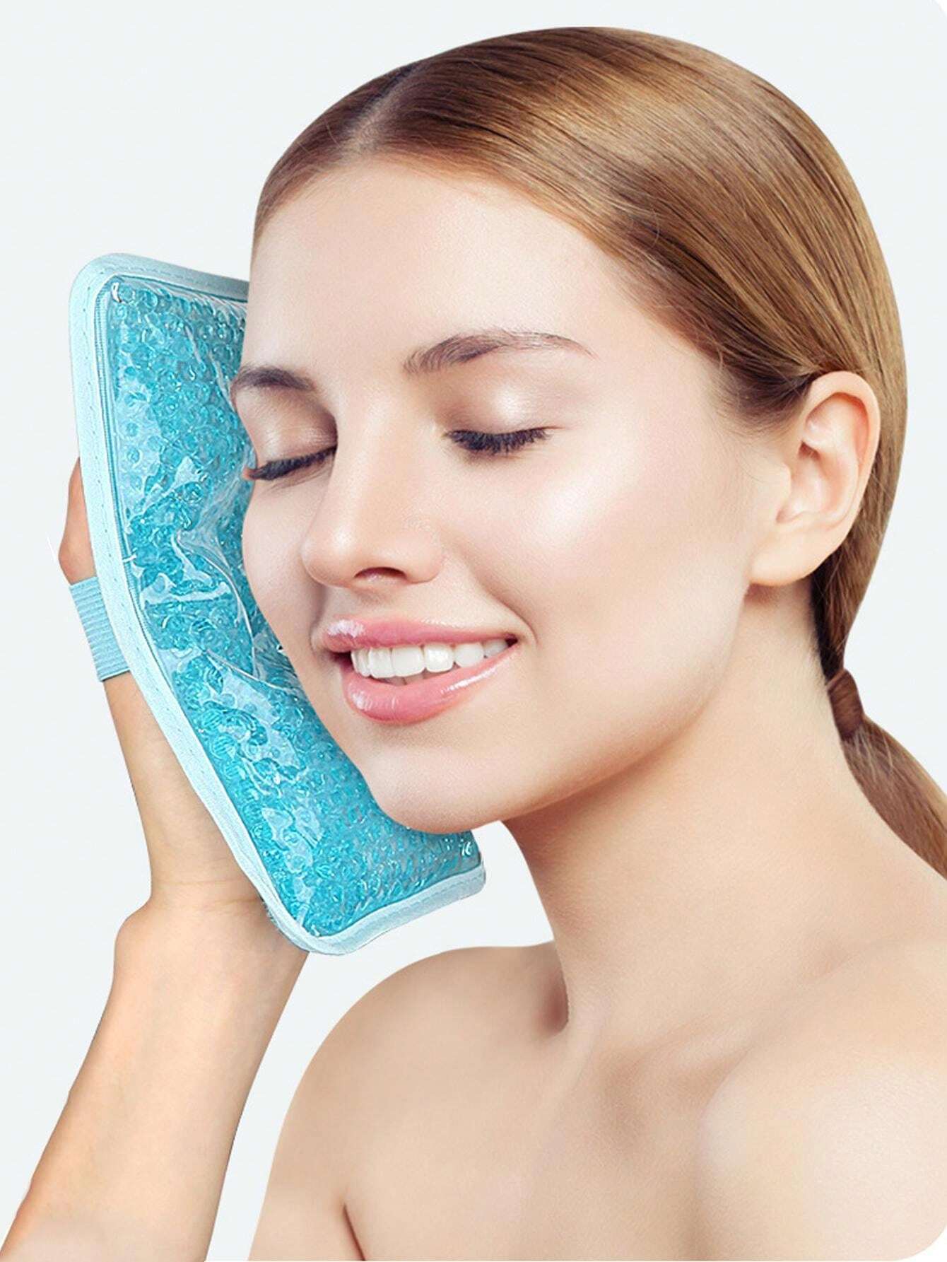 Un pack de glace en gel est disponible en trois couleurs. Pack de glace